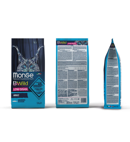 Monge cat adult BWild anchovies 1,5kg