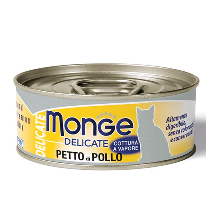 Monge cat adult Delicate Chicken Breast 80g can