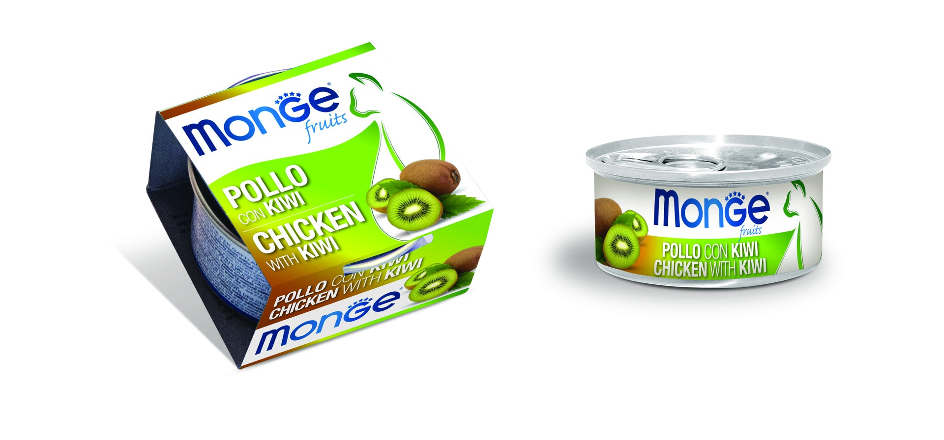 Monge cat adult Fruits Chicken-Kiwi 80g can