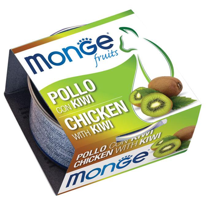 Monge cat adult Fruits Chicken-Kiwi 80g can