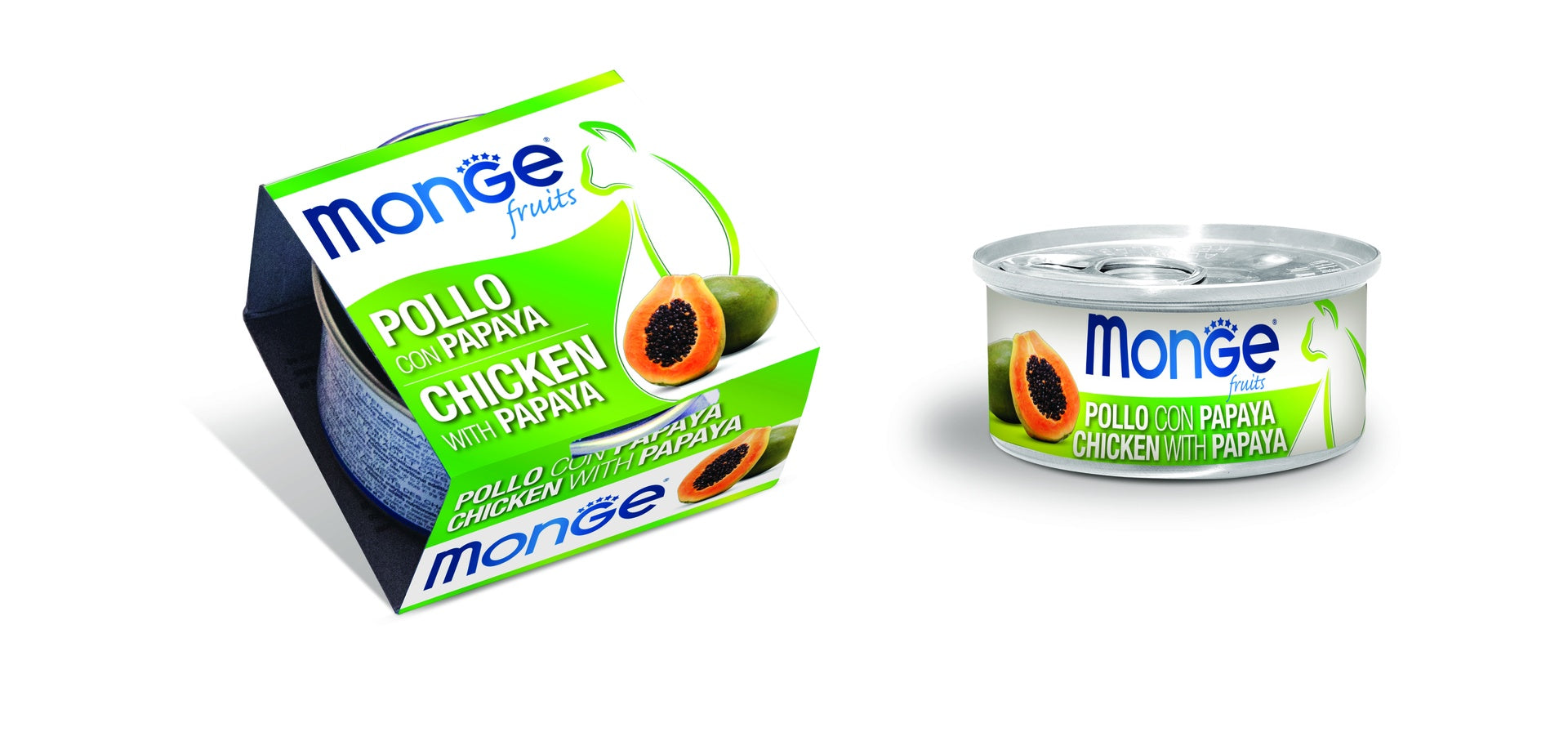 Monge cat adult Fruits Chicken-Papaya 80g can