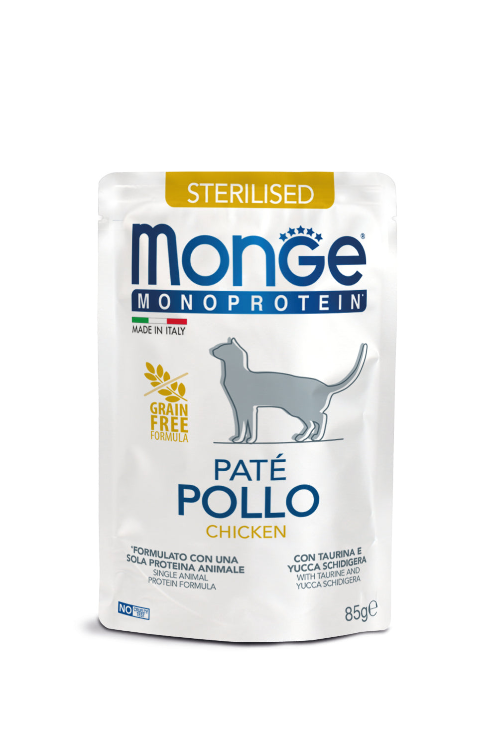 Monge cat adult Monoprotein chicken 85g pouch