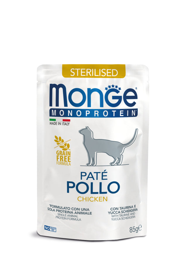 Monge cat adult Monoprotein chicken 85g pouch