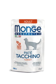 Monge cat adult Monoprotein kalkkuna 85g pouch