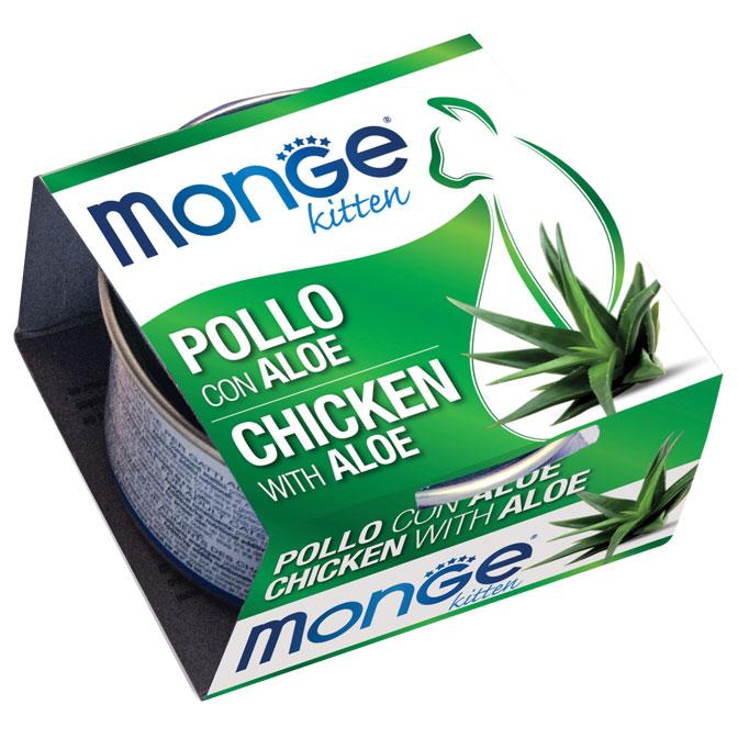 Monge cat kitten Fruits Chicken-Aloe 80g can