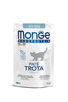 Monge cat kitten Monoprotein öring-potatis 85g pouch