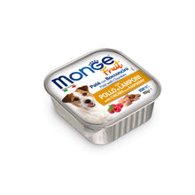 Monge dog adult Fruit Kana-Vadelma 100g