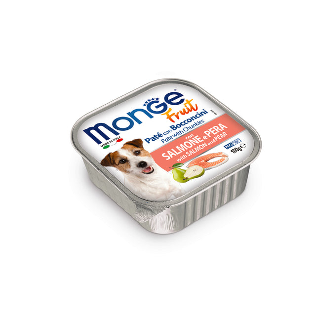 Monge dog adult Fruit Salmon-Pear 100g