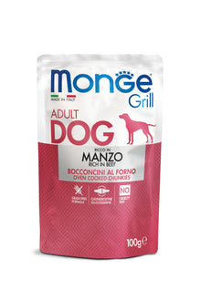 Monge dog adult Grill beef 100g pouch