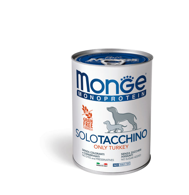 Monge dog adult Monoprotein Turkey 400g