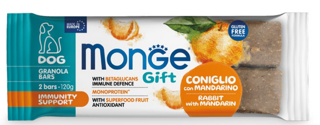 Monge Dog Gift Dental Filled and Crunchy Rabbit Peppermint 40 g