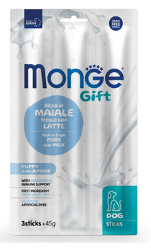 Monge Dog Gift Puppy & Junior Fläsk Mjölk  45g
