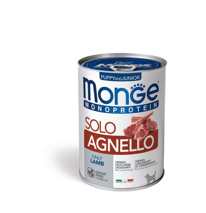 Monge dog puppy Monoprotein lamb 400g
