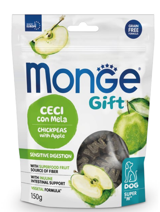 Monge Gift Dental Supm Sensity Chickpeas Apple 150 g