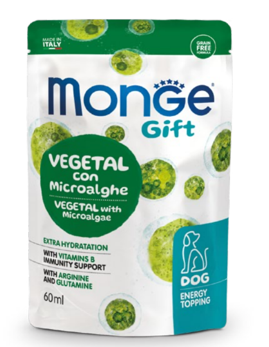 Monge Gift Dog Energ Köögiviljade Mikrovetikad 60
