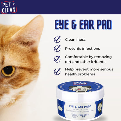 Pet Clean Eye and Ear pads 50 pads