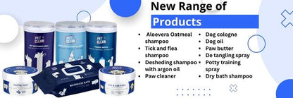 Pet Clean Tushie wipes 50 wipes