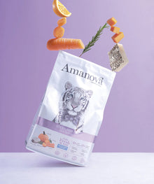 Sample bag Amanova cat adult Sterilised White Fish & pumpkin grain free 70g