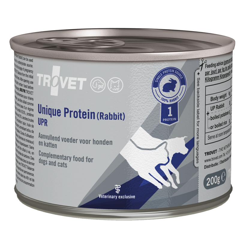 Trovet dog/cat UPR Unique protein 200g (kanin)