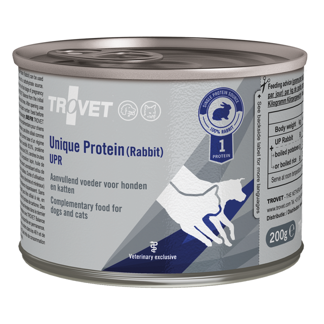 Trovet dog/cat UPR Unique protein 200g (kanin)