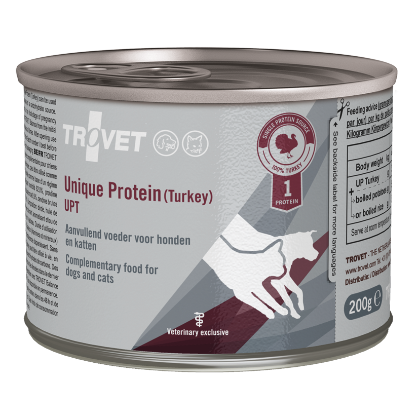 Trovet dog/cat UPT Unique protein 200g (kalkon)