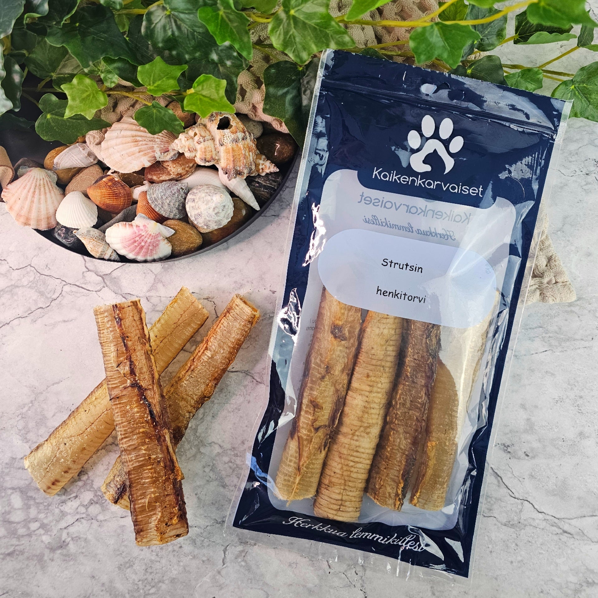 Kaikenkarvaiset Ostrich Trachea 50g