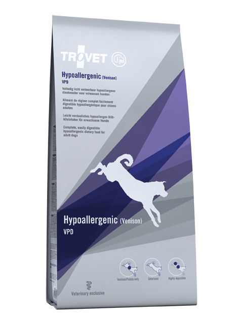 Trovet VPD Hypoallergenic dog 10kg (venison)