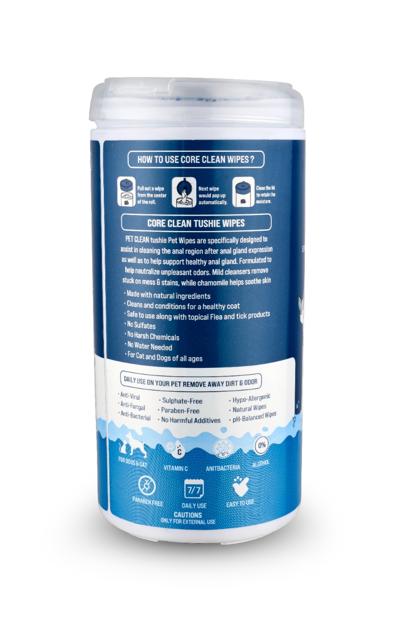 Pet Clean pepun puhdistuspyyhe lemmikille 50 kpl