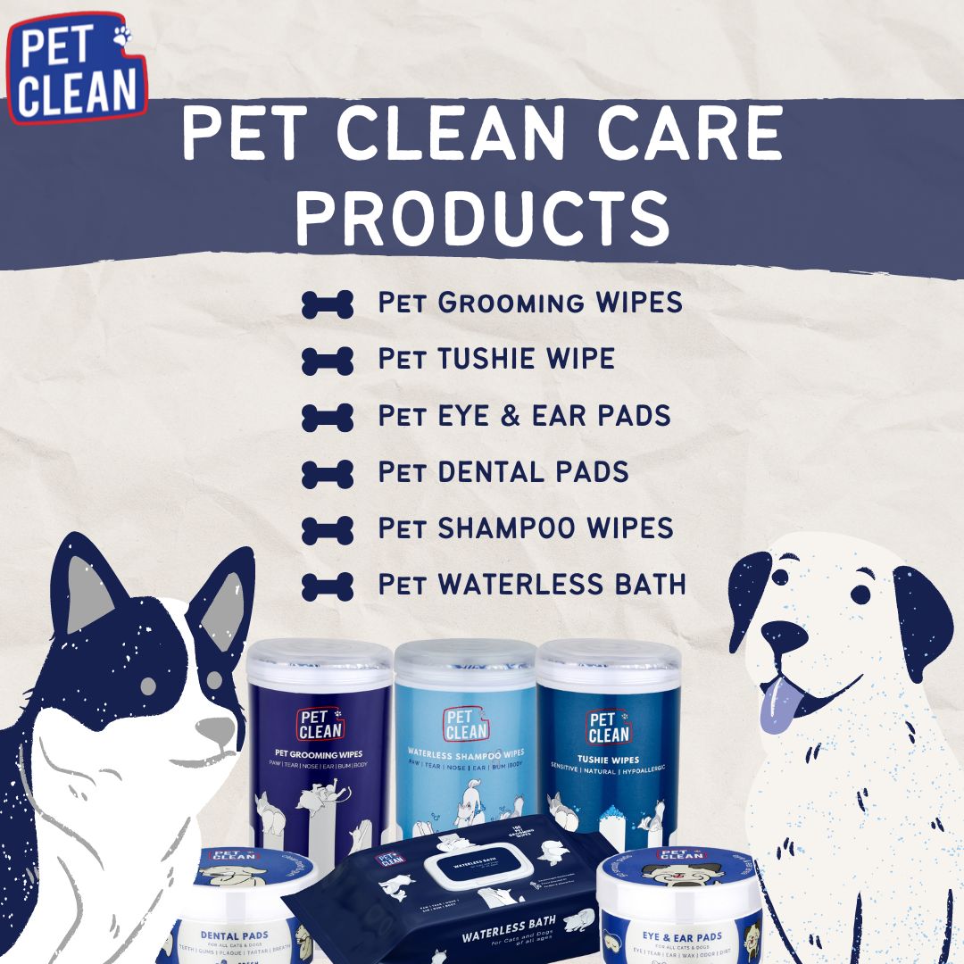 Pet Clean pepun puhdistuspyyhe lemmikille 50 kpl