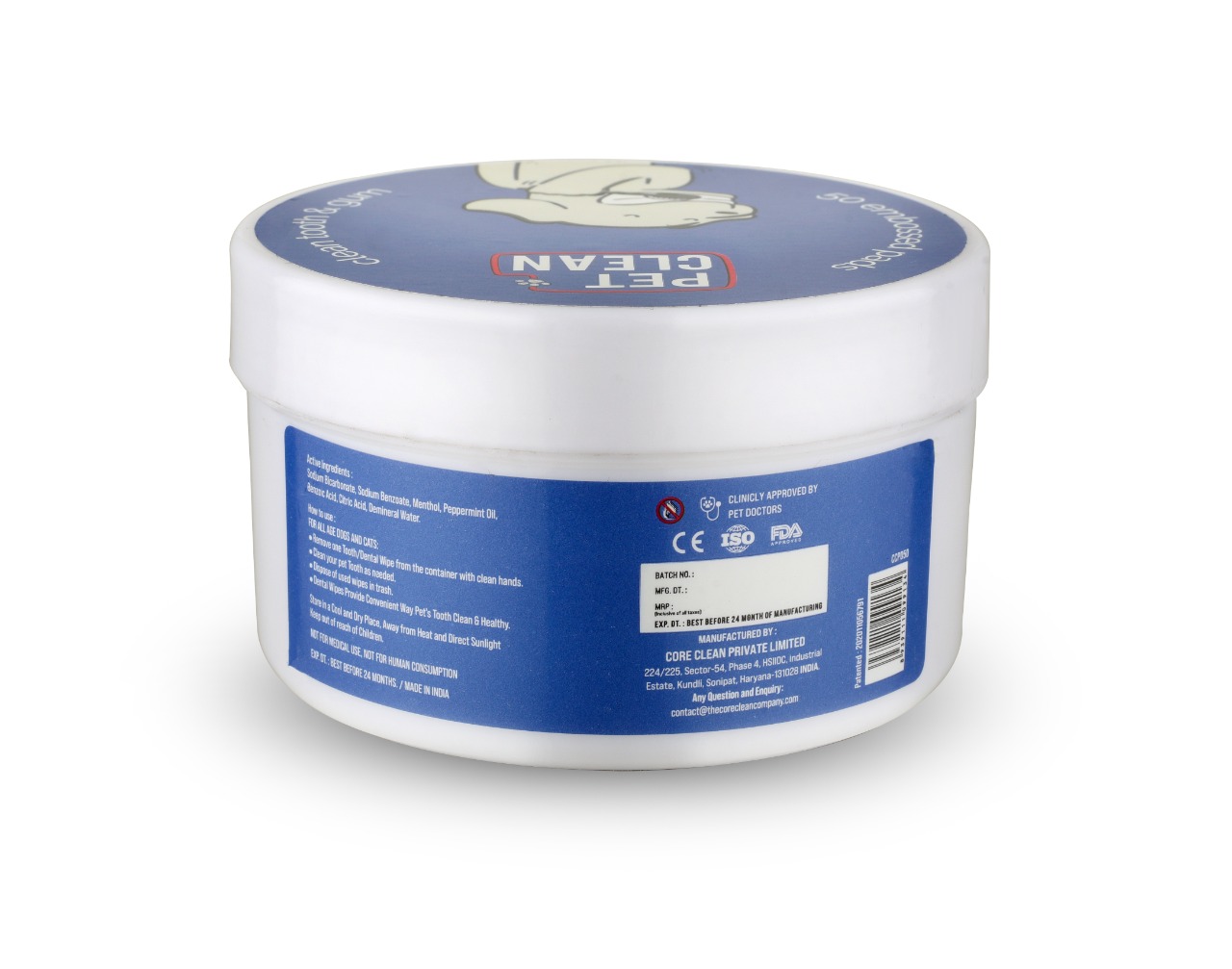 Pet Clean Dental hampaidenpuhdistuspyyhe 50 kpl