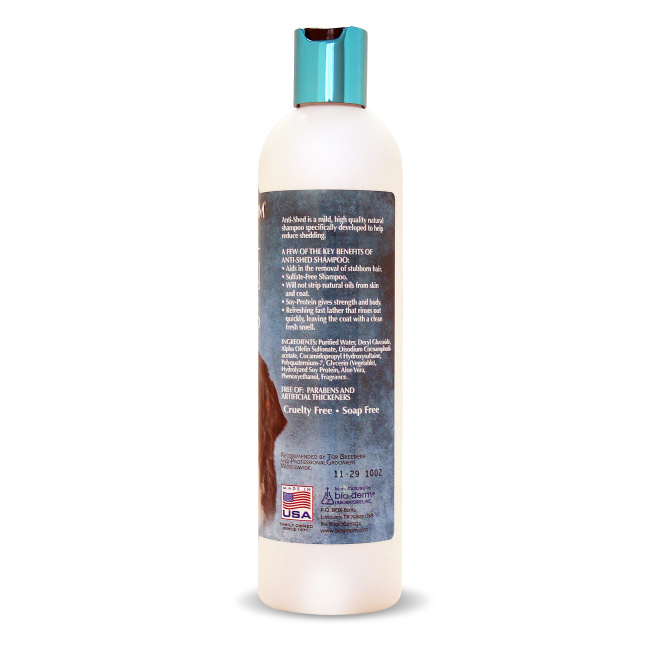 Bio-Groom Anti-Shed Deshedding shampoo 12oz/355ml