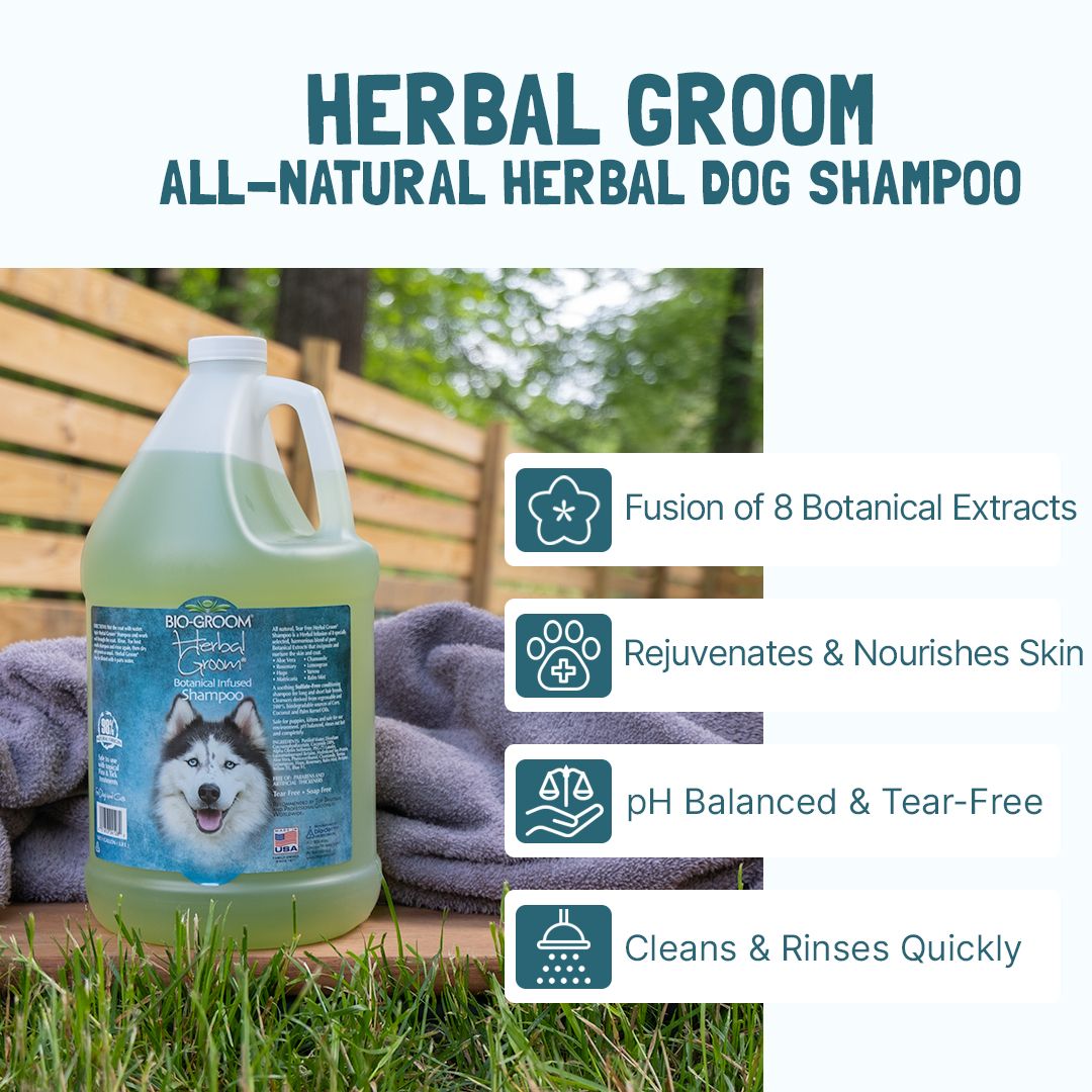 Bio-Groom Herbal Groom® shampoo gallona (3,8l)