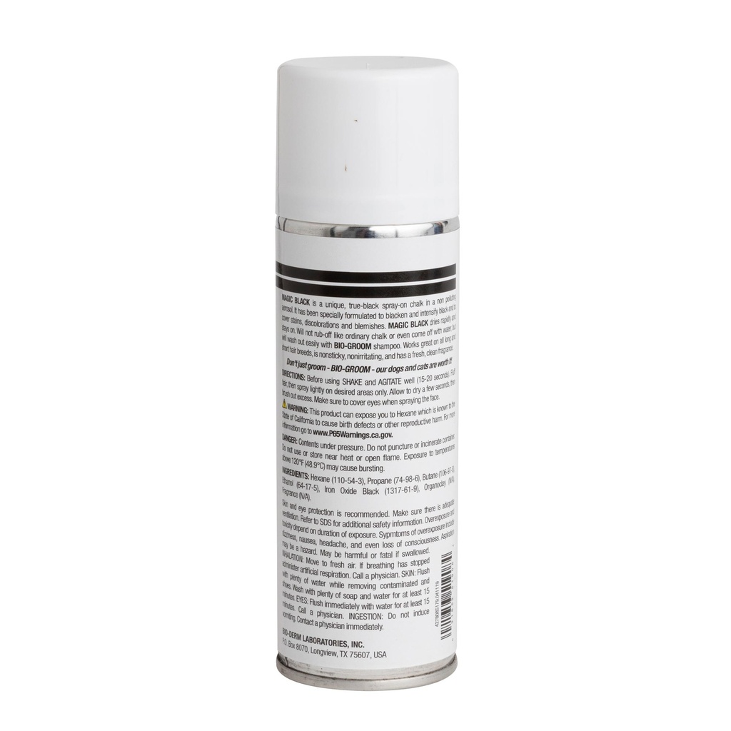 Bio-Groom Magic Black™ väriä parantava suihke 8oz