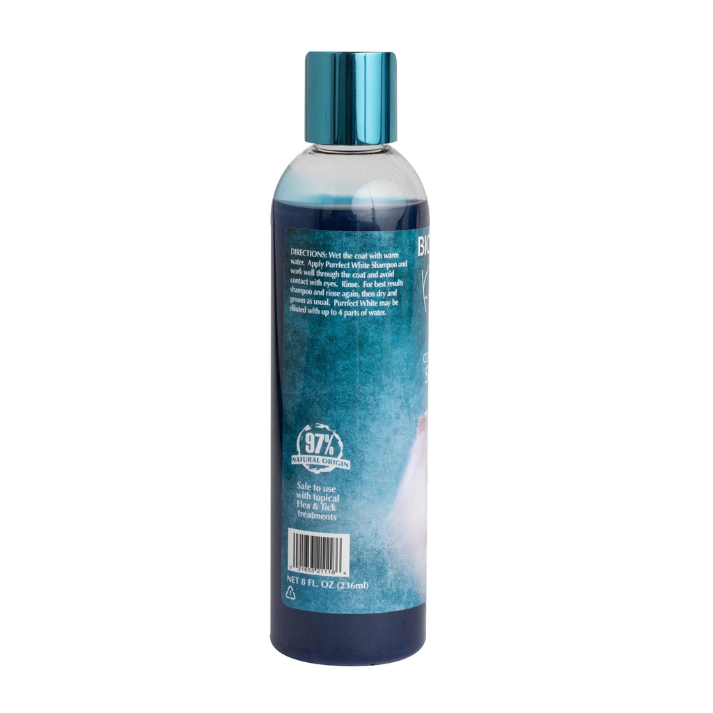 Bio-Groom Purrfect White™ shampoo kissalle 8oz/236ml