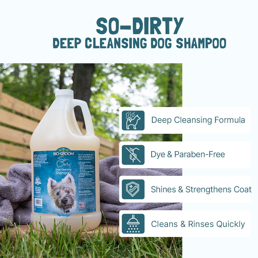 Bio-Groom So-Dirty™ shampoo 12oz/355ml