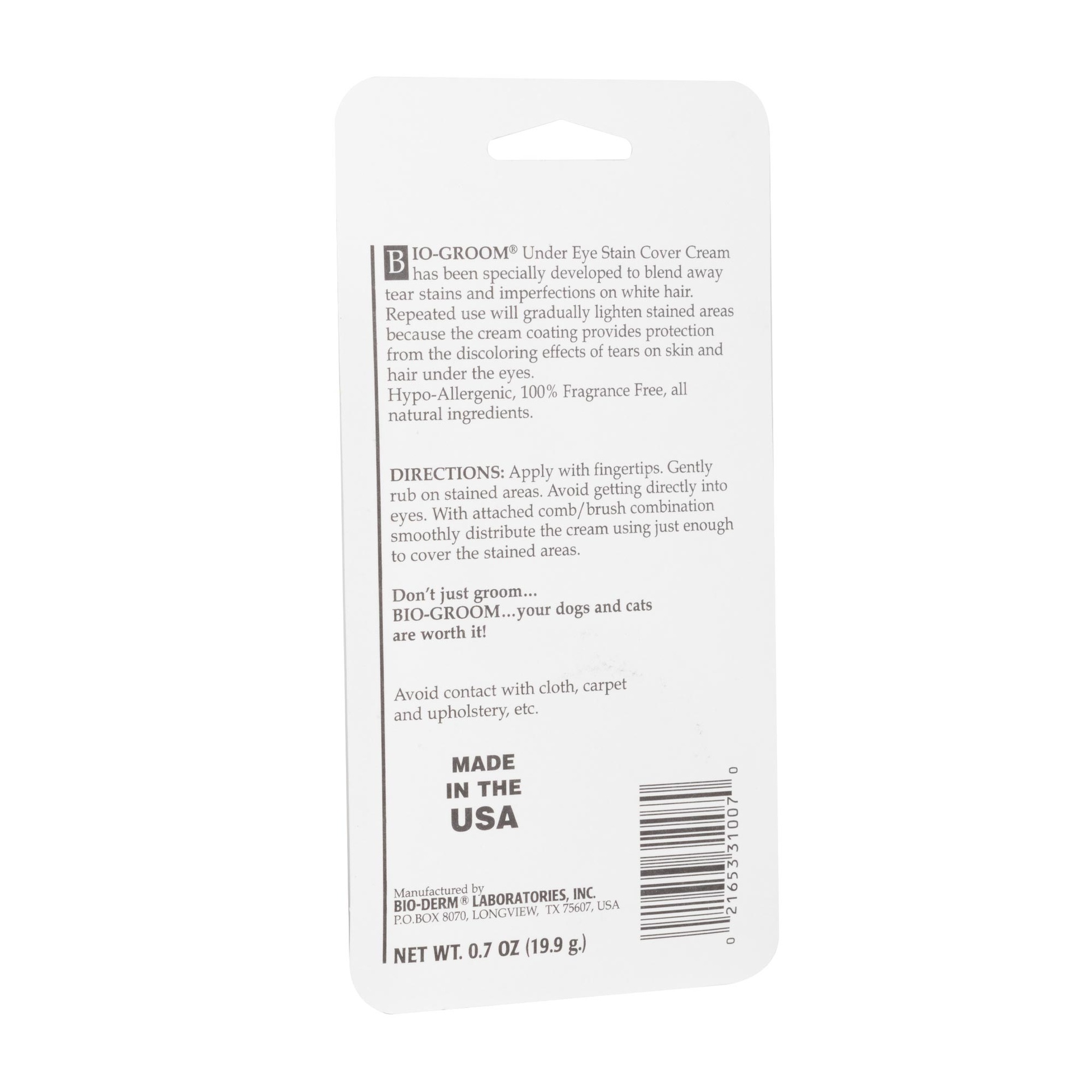 Bio-Groom Stain-Free voide kyyneltahran poistoon 0,7oz/19,9g