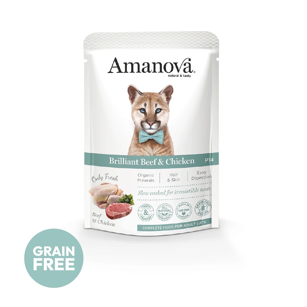 Amanova cat adult Nauta & kana 85 g pouch