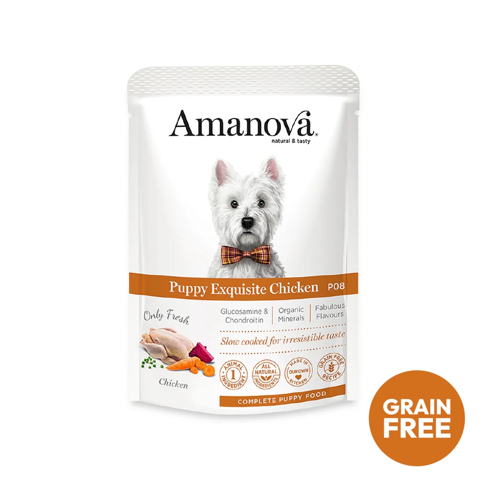 Amanova dog puppy Exquisite kana 300 g pouch