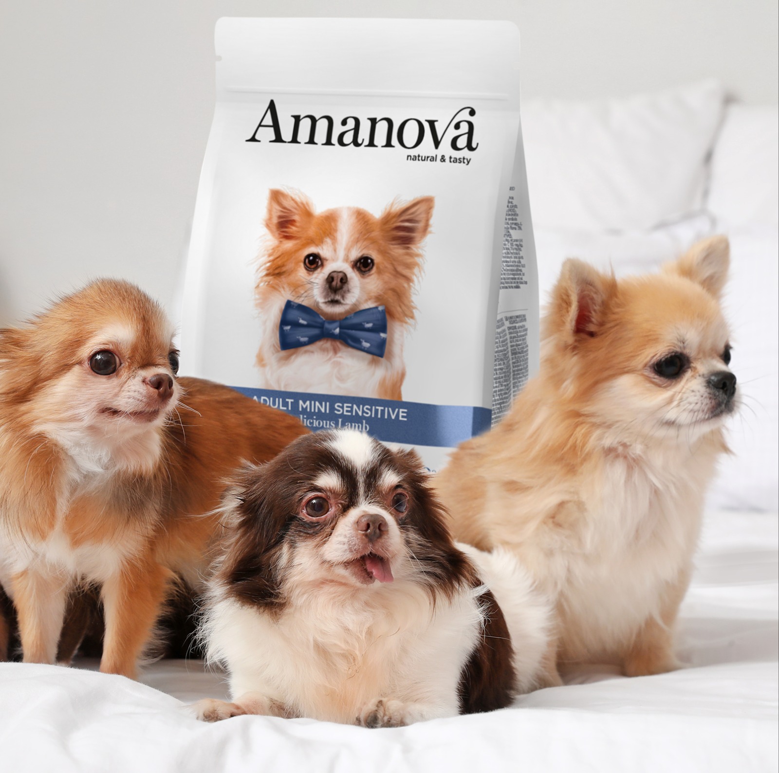 Amanova dog adult mini Sensitive lammas & kurpitsa 7 kg