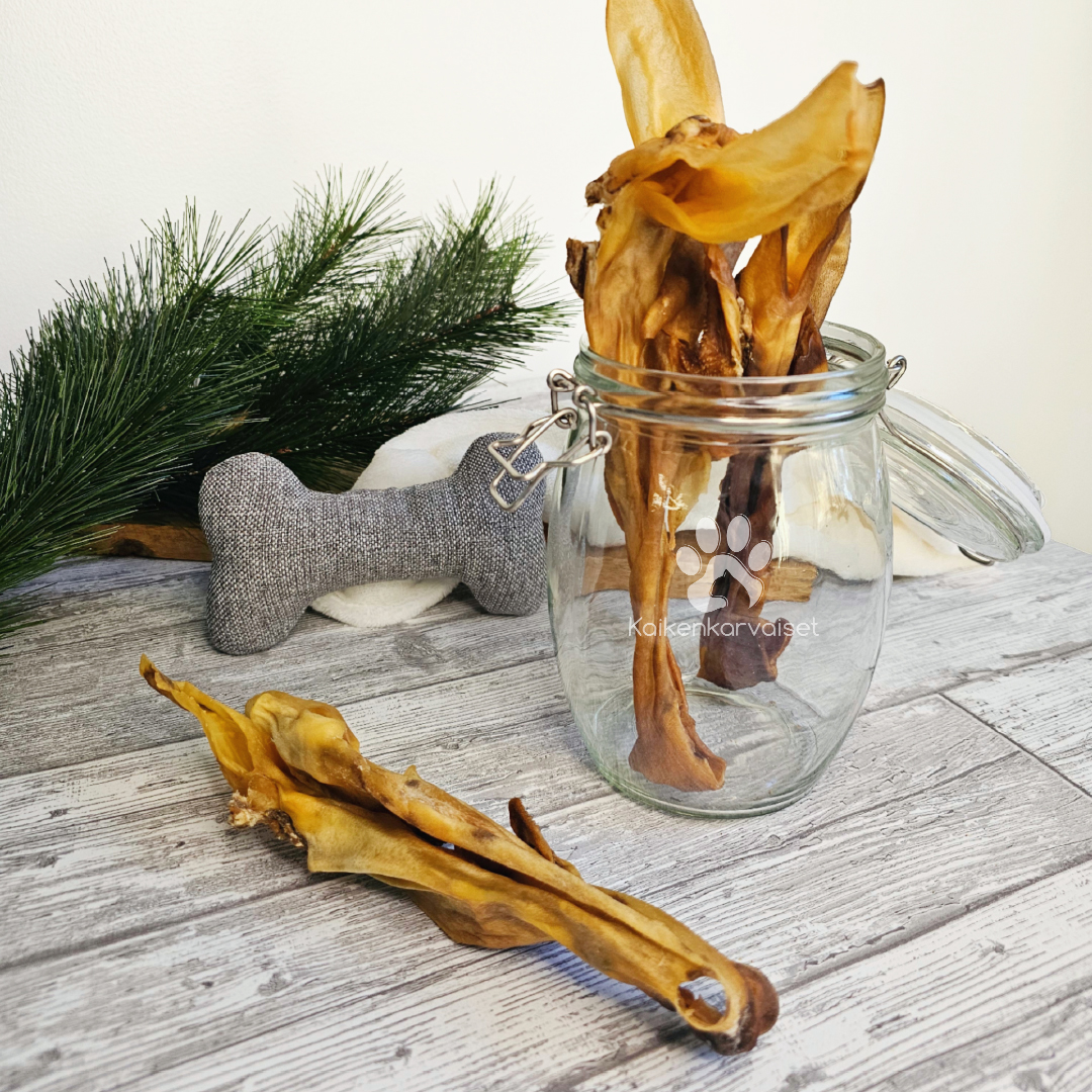 Kaikenkarvaiset Lamb Ear with Leather Strip 150g