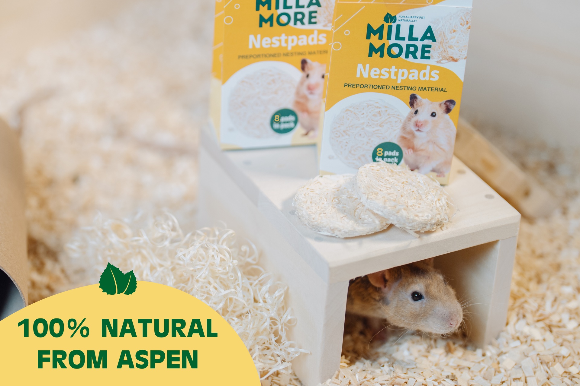 Millamore Nestpads 8kpl Pesämateriaali
