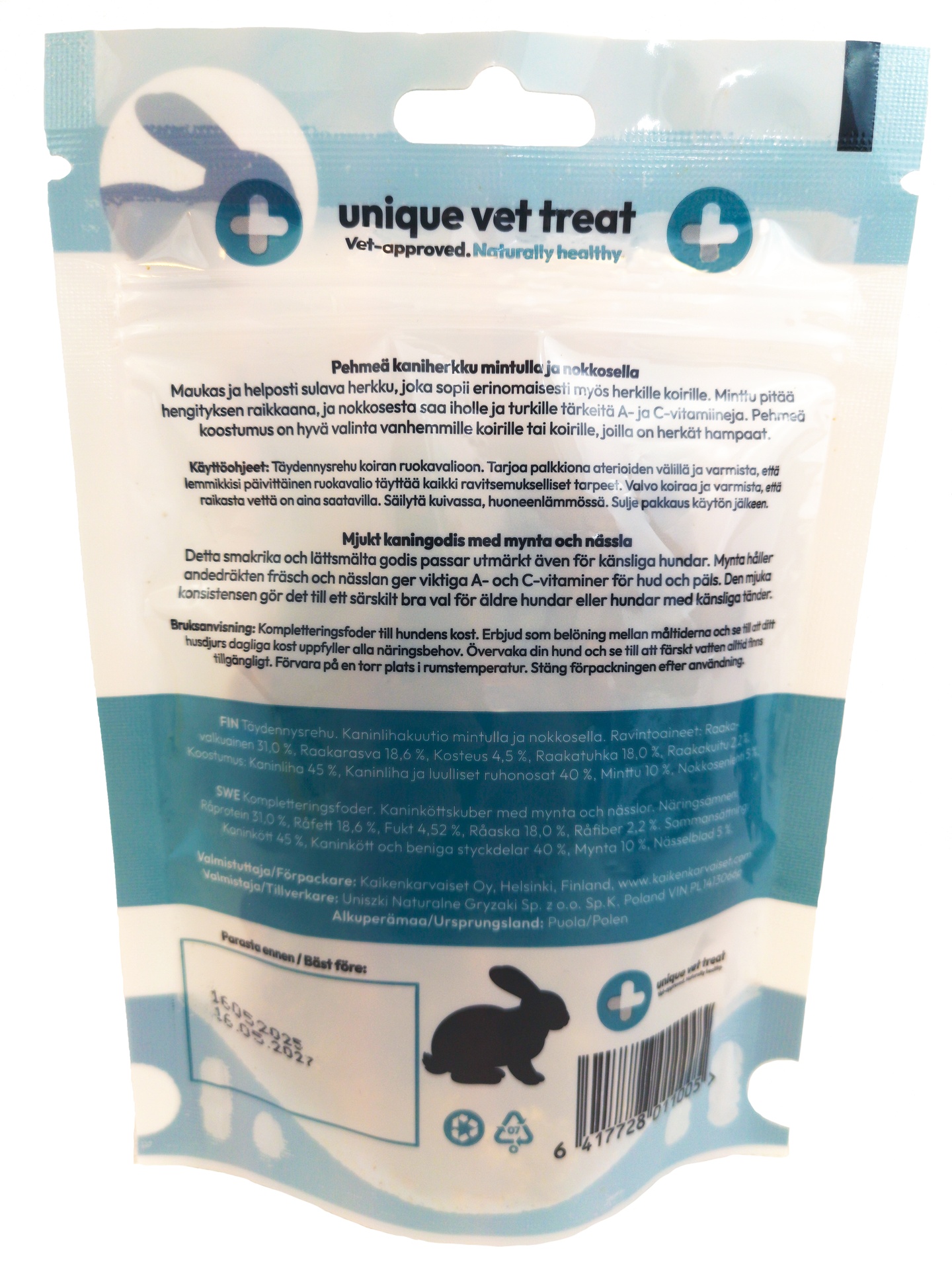 Unique vet treat Rabbit 80g