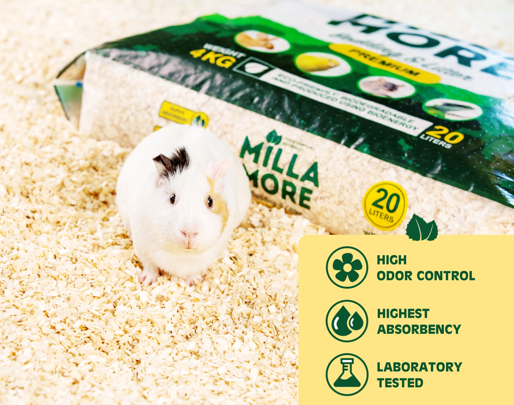 Millamore Premium kuivike 20L (n.4kg)