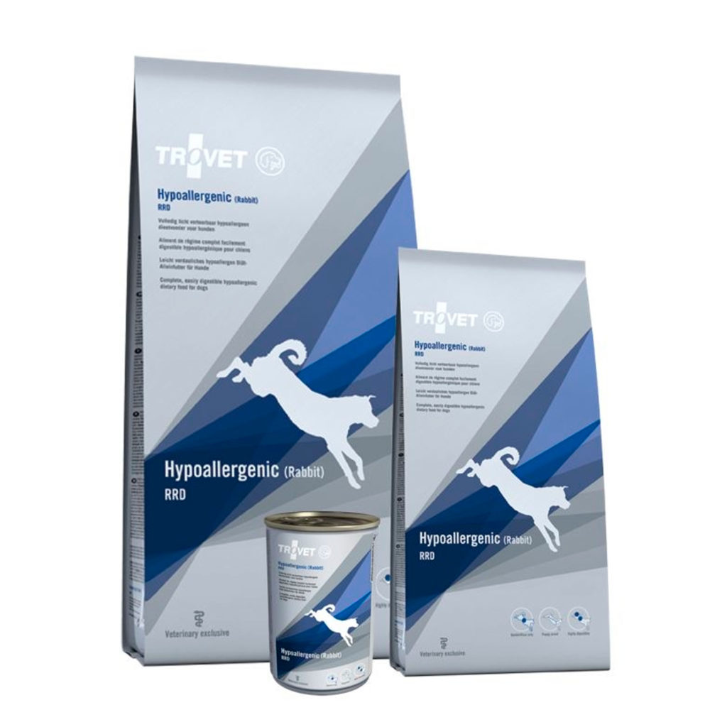 TROVET RRD,Hypoallergenic Rabbit-Rice (jänis) dog 400g PRK  me6