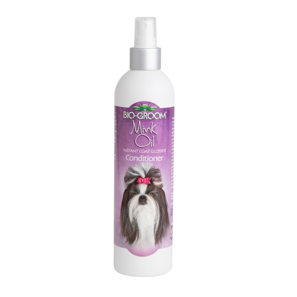 Bio-Groom Mink-Oil kiiltohoitoaine suihke 12oz/355ml
