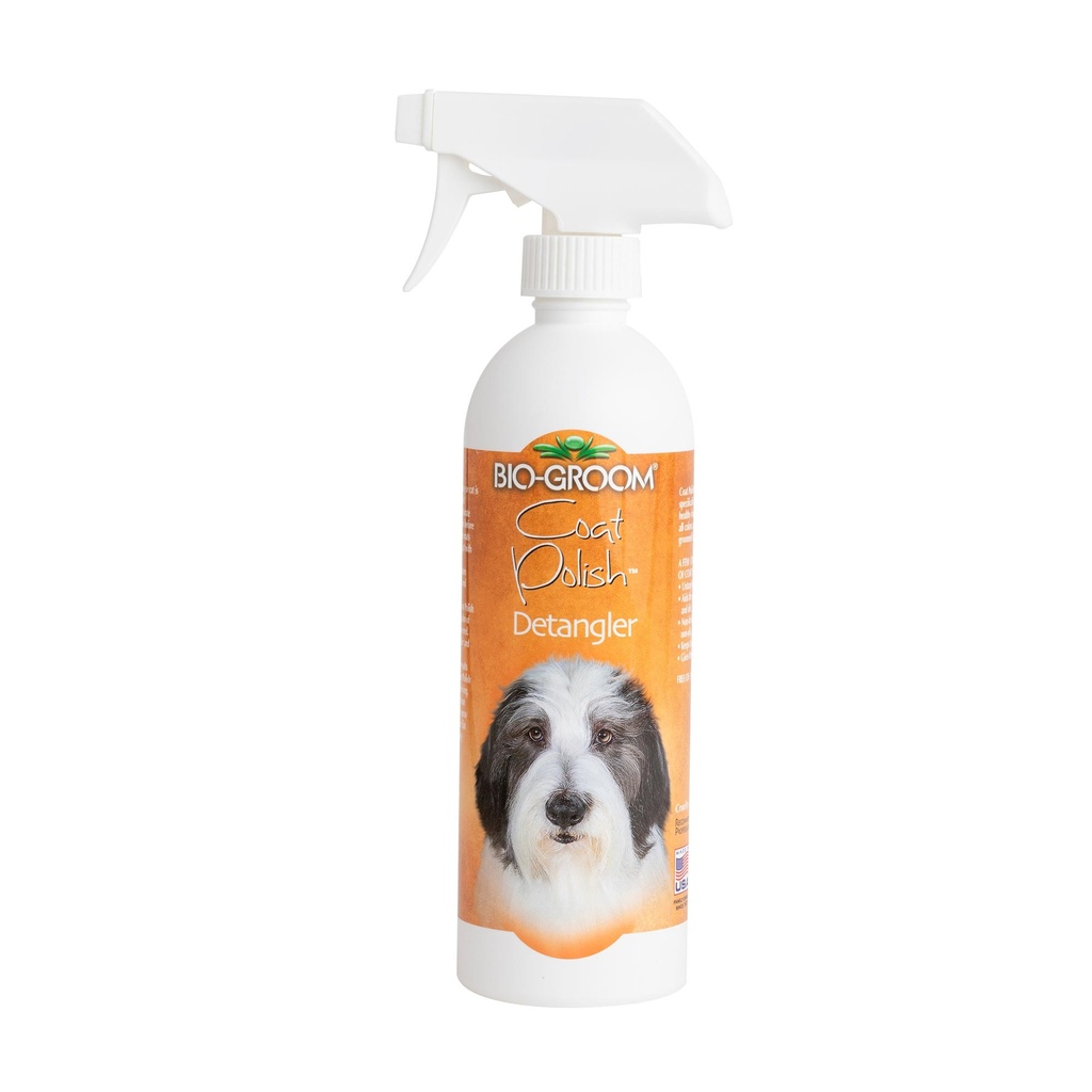 Bio-Groom Coat Polish™ spray for finishing the coat 16oz/475ml