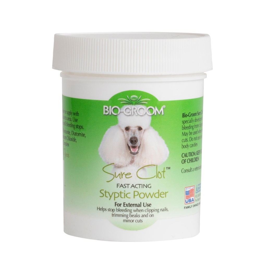 Bio-Groom Sure-Clot™ tyrehdytyspulveri 1,5oz/42g