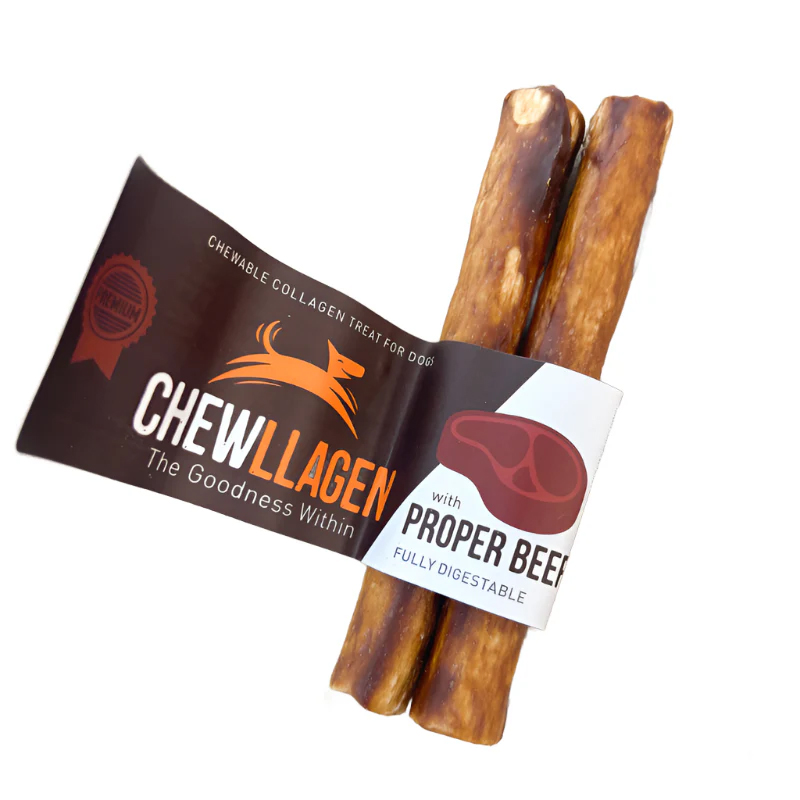 BRAVO Chewllagen naudanmakuinen medium pururulla 2kpl 12,5 cm 20mm beef