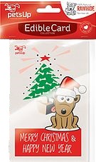 PET'S UP pureskeltava kortti koirille MERRY CHRISTMAS (joulupuu)
