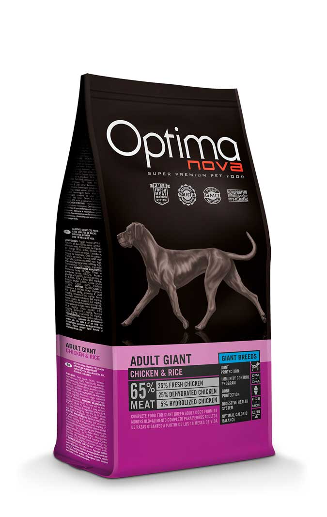 OPTIMANOVA DOG ADULT GIANT CHICKEN&RICE 12kg